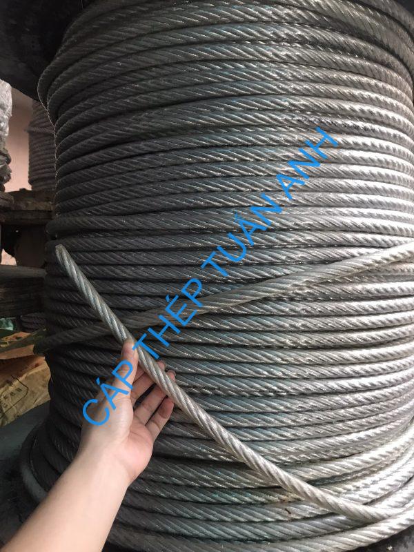 Cáp bọc nhựa phi 16 (D16MM) Cáp bọc nhựa phi 16